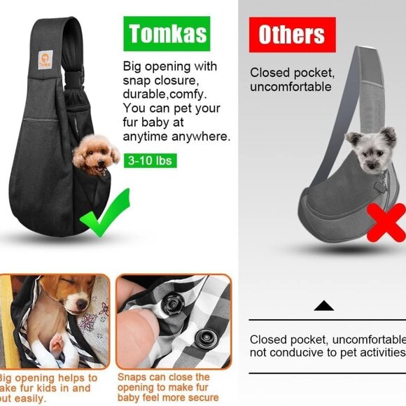 Small Dog Sling Carrier - Picture 8 of 8